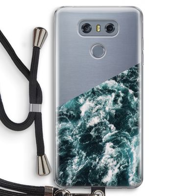 Zee golf: LG G6 Transparant Hoesje met koord