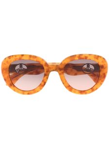 Vivienne Westwood lunettes de soleil à monture ronde - Marron