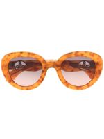 Vivienne Westwood lunettes de soleil à monture ronde - Marron - thumbnail