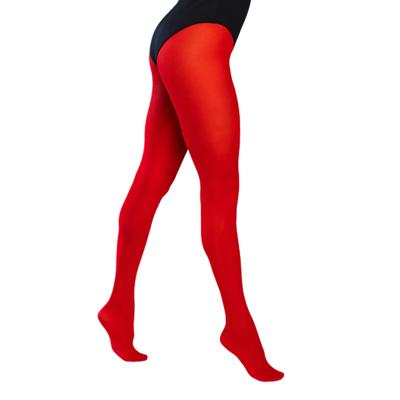 Boland panty - rood - 40 denier - maat M/L - carnaval Boland panty - rood - 40 denier - maat M/L - carnaval