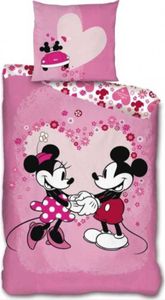 Disney Minnie Mouse Dekbedovertrek hart - 140 x 200 cm - Polyester