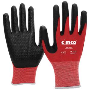 Cimco Grip Flex schwarz/rot 141233 Werkhandschoen Breiweefsel Maat (handschoen): 11, XXL EN 388 1 paar