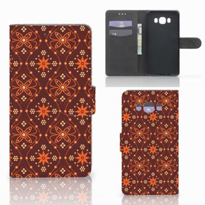 Samsung Galaxy J7 2016 | Telefoon Hoesje | Batik Brown