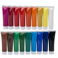 Acrylverf tubes in 18 kleuren 36 ml   -