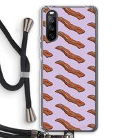 Bacon to my eggs #2: Sony Sony Xperia 10 III Transparant Hoesje met koord