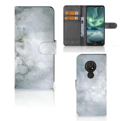Hoesje Nokia 7.2 | Nokia 6.2 Painting Grey | Portemonnee hoesje