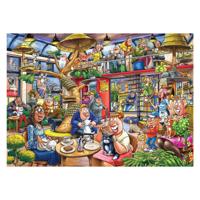 Jumbo Wasgij puzzel mysterie kat en muis spel 1000 stukjes