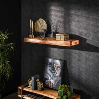 LifestyleFurn Wandplank Mac Acaciahout - Massief acacia naturel