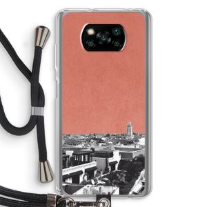 Marrakech Skyline : Xiaomi Poco X3 NFC Transparant Hoesje met koord