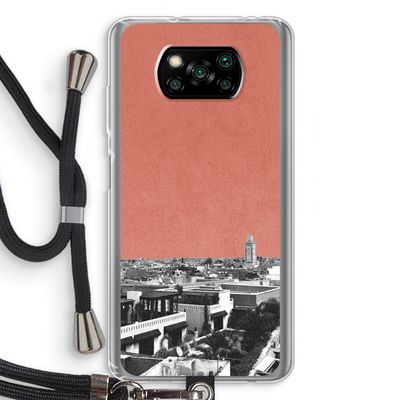 Marrakech Skyline : Xiaomi Poco X3 NFC Transparant Hoesje met koord