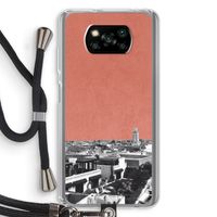 Marrakech Skyline : Xiaomi Poco X3 NFC Transparant Hoesje met koord