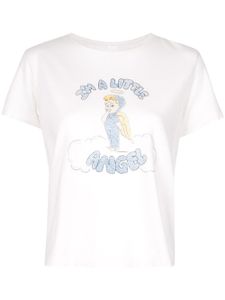 RE/DONE t-shirt Little Angel - Blanc