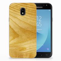 Samsung Galaxy J3 2017 | Bumper Hoesje | Licht Hout