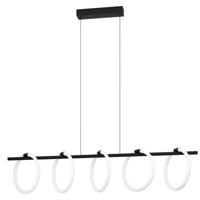 EGLO Caranacoa Hanglamp - LED - 117 cm - Zwart|Wit