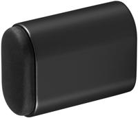 DEURBUFFER OVAAL 50MM MAT ZWART (4702)