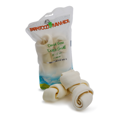 Farm Food Rawhide Dental Bone XS 15-17cm 2 stuks