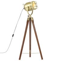 VidaXL Vloerlamp driepoot 97 cm massief mangohout
