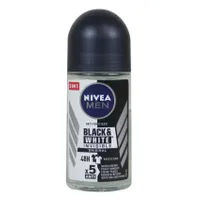 Nivea Men Invisible Black & White Deodoran Roller - 50 ml - thumbnail