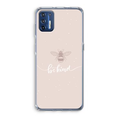 Be(e) kind: Motorola Moto G9 Plus Transparant Hoesje