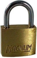 Masterlock 20mm solid brass padlock steel shackle - CAD20