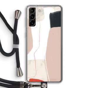 Lava: Samsung Galaxy S21 Plus Transparant Hoesje met koord