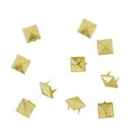 Vaessen Creative • studs vierkant 12mm 10pcs goud