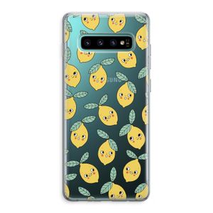 Citroenen: Samsung Galaxy S10 Plus Transparant Hoesje