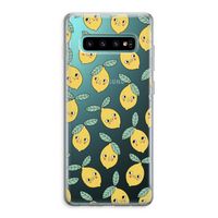 Citroenen: Samsung Galaxy S10 Plus Transparant Hoesje