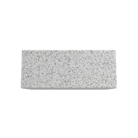 Storke Edge staand badmeubel 130 x 52 cm beton donkergrijs met Tavola enkel of dubbel wastafelblad in mat wit/zwart terrazzo - thumbnail