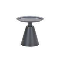 Garden Impressions Zavala Bijzettafel Carbon Black - diameter 50xH48 cm - Garden impressions