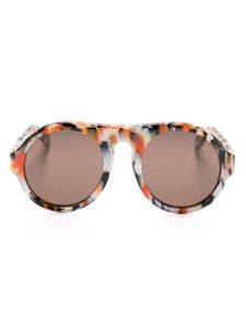 Chloé Eyewear lunettes de soleil à monture ronde - Orange