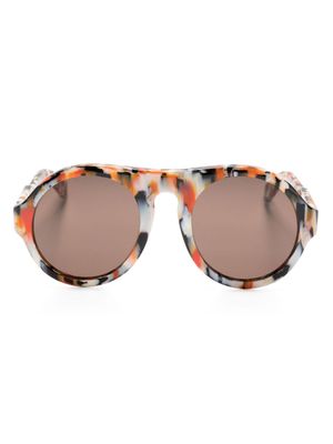 Chloé Eyewear lunettes de soleil à monture ronde - Orange