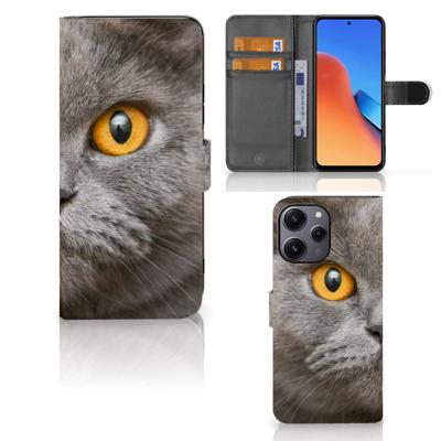 Telefoonhoesje | Met pasjeshouder | Xiaomi Redmi 12 Britse Korthaar