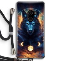 Wolf Dreamcatcher: Xiaomi Mi Mix 2 Transparant Hoesje met koord