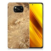 Xiaomi Poco X3 | Poco X3 Pro | TPU | Siliconen hoesje | Marmer Creme Xiaomi Poco X3 | Poco X3 Pro | TPU | Siliconen hoesje | Marmer Creme