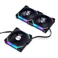 Lian Li UNI FAN SL120V2 Triple Pack case fan RGB leds, 4-pins PWM fan-connector, incl. controller