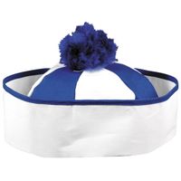 Boland Navycap blauw/wit, mt 56-58 - thumbnail