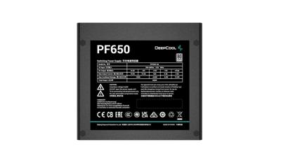 DeepCool PF650 power supply unit 650 W 20+4 pin ATX ATX Zwart