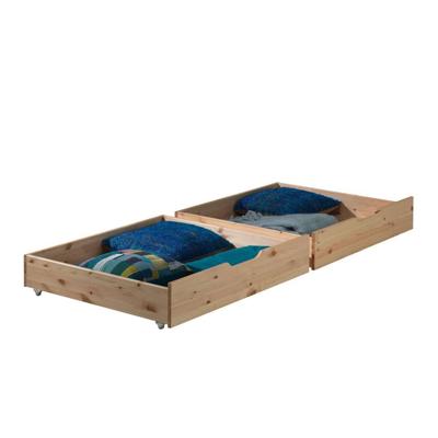 Leen Bakker - Vipack Opberglades Pino - Grenenhout - Beige - 88.5x20.3x97.5 Cm