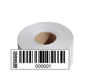 BENNING Barcode labels (Nr. 1001 - 2000)