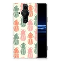 Sony Xperia Pro-I | Siliconen Case | Ananas