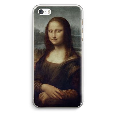 Mona Lisa: iPhone 5 / 5S / SE Transparant Hoesje