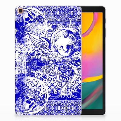 Tablet BackCover Samsung Galaxy Tab A 10.1 (2019) Angel Skull Blauw