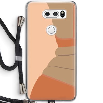 Bikini: LG V30 Transparant Hoesje met koord