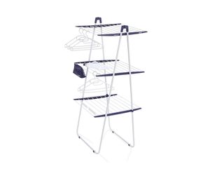 LEIFHEIT Tower 200 Deluxe Staand droogrek Blauw, Wit