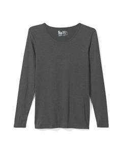 HEMA Dames Temptech T-shirt Grijsmelange (grijsmelange)