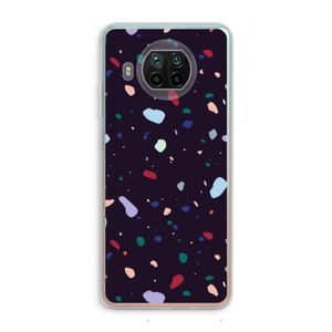 Dark Rounded Terrazzo: Xiaomi Mi 10T Lite 5G Transparant Hoesje