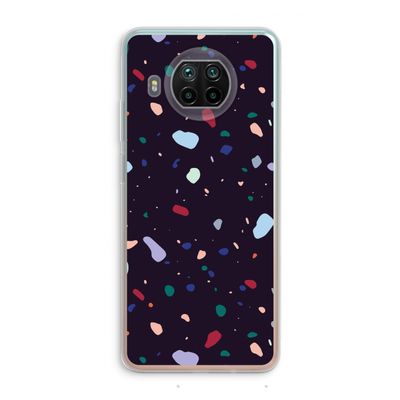 Dark Rounded Terrazzo: Xiaomi Mi 10T Lite 5G Transparant Hoesje