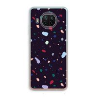 Dark Rounded Terrazzo: Xiaomi Mi 10T Lite 5G Transparant Hoesje