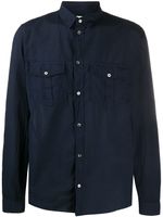 Zadig&Voltaire chemise à logo brodé - Bleu